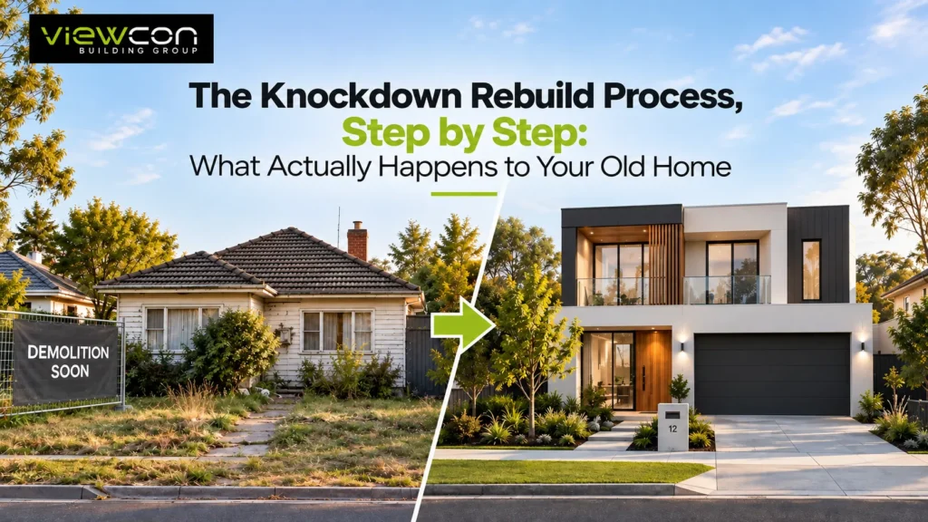 The Knockdown Rebuild Process, Step by Step: What Actually Happens to Your Old Home